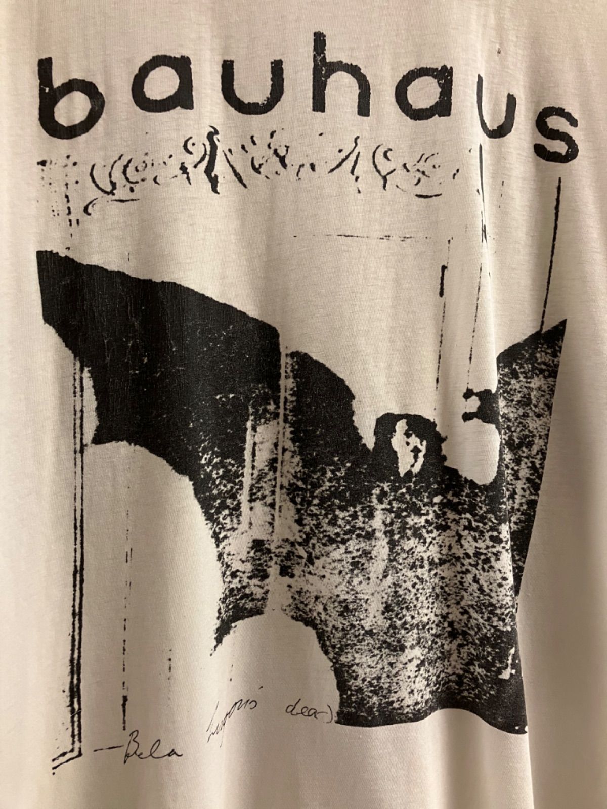 Old bauhaus Print T-Shirt Tee Band-T バウハウス プリントT
