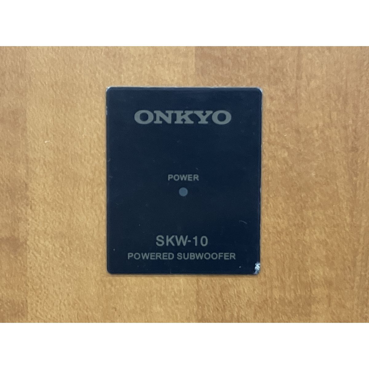  ONKYO オンキョー SKW-10 アンプ内蔵サブウーファーシステム 木目 オーディオ機器 その他 ウーファー サラウンド