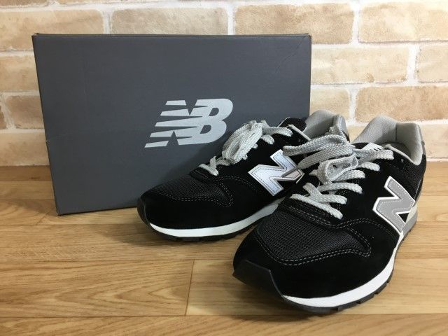 中古】 new balance ﾆｭｰﾊﾞﾗﾝｽ ﾚｻﾞｰｽﾆｰｶｰ CM996BP ﾒｯｼｭ ﾛｰｶｯﾄ ﾌﾞﾗｯｸ系