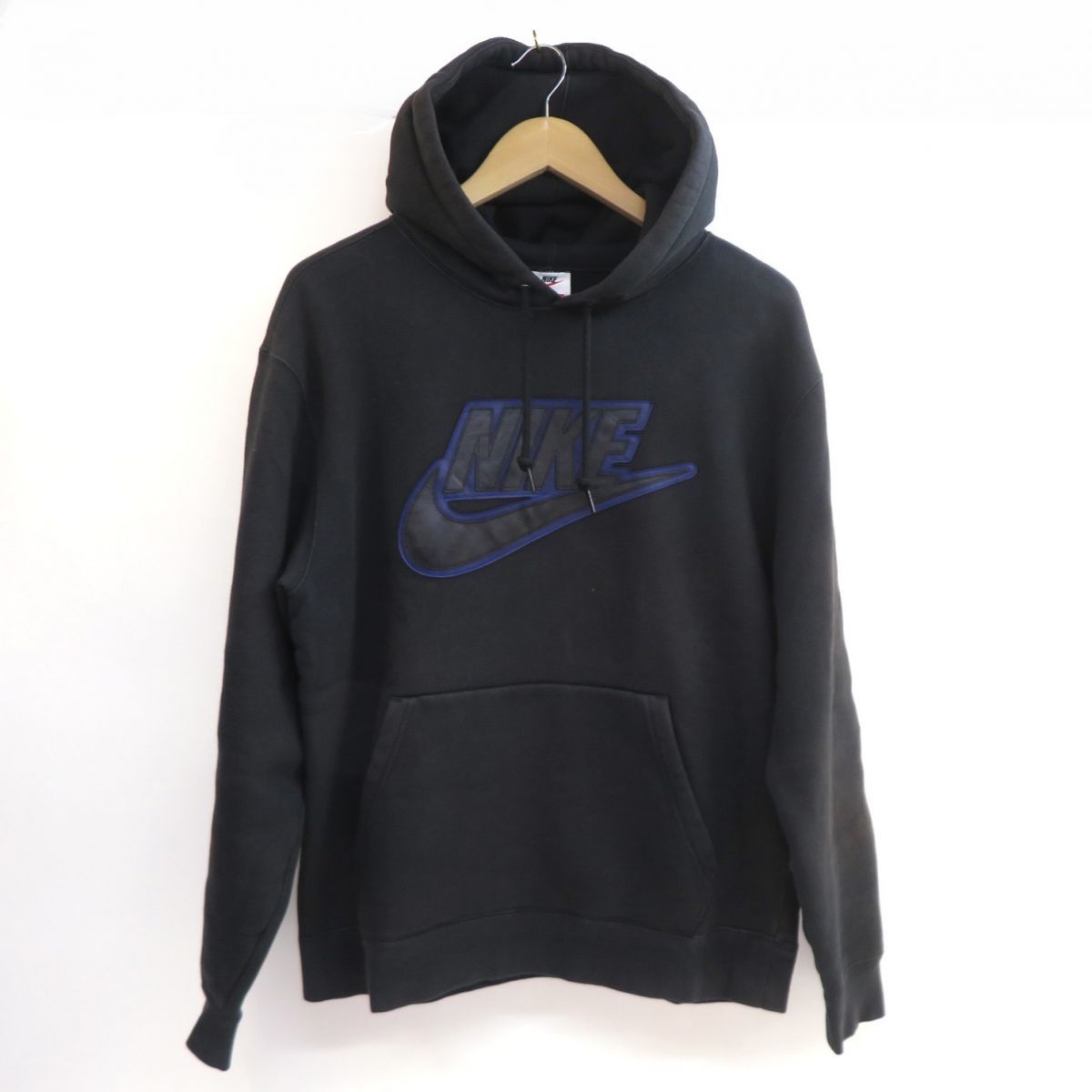 Supreme×NIKE レザーアップリケフーデッドスウェットシャツ Supreme×NIKE レザーアップリケフーデッドスウェットシャツ
