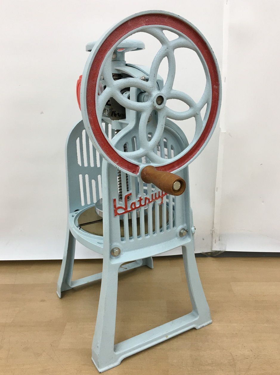 中部工機 初雪 手動式かき氷機 HA-110-S ※r2※ けんせつパーク | かき氷機 手動式 HA-110S ブロック氷専用