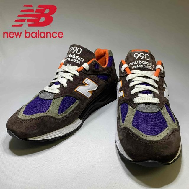 新品　ニューバランス M990v2 BR2 US製24cm レディース 新品 USA製 New balance ニューバランス 定価3万4100円 990 v2