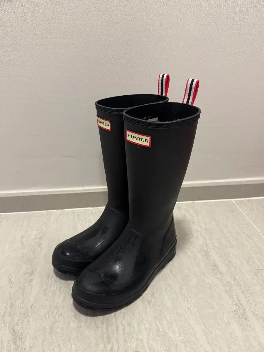 Hunter ハンター レインブーツ Womens Mens Uk6 25cm HUNTER ブラック