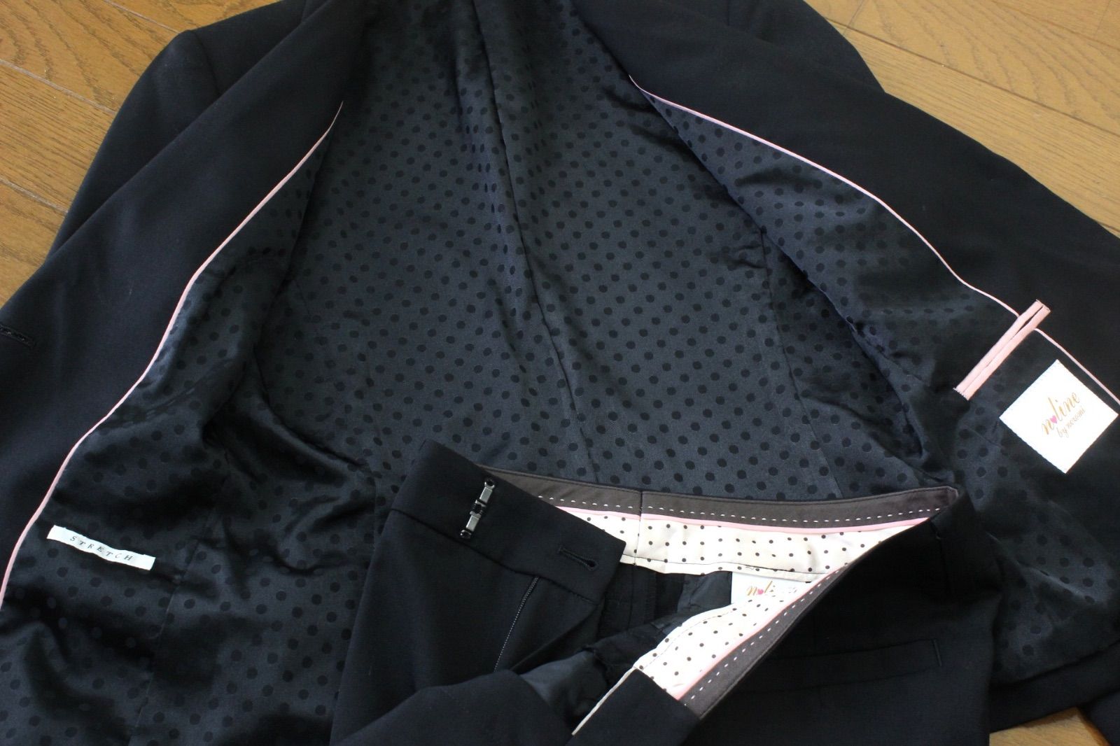 02【新品同様】洋服の青山 n-line by nozomi エヌライン パンツ