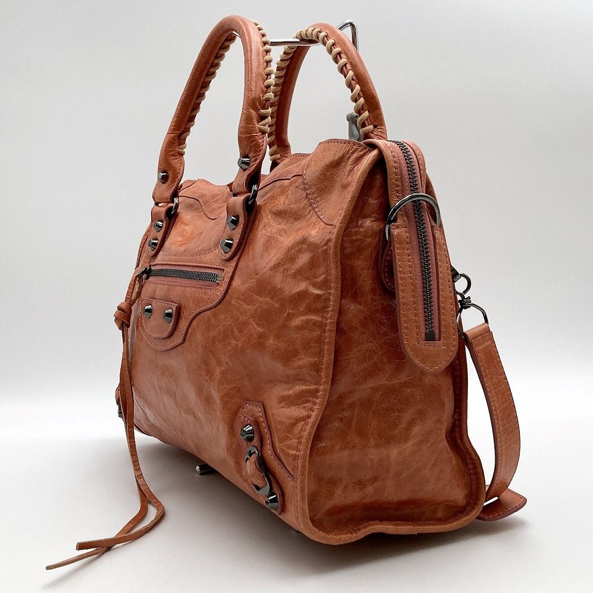 バレンシアガ ザ シティ レザー 2way トートバッグ ショルダー W38 楽天市場】BALENCIAGA バレンシアガ ザ シティ エディターズ