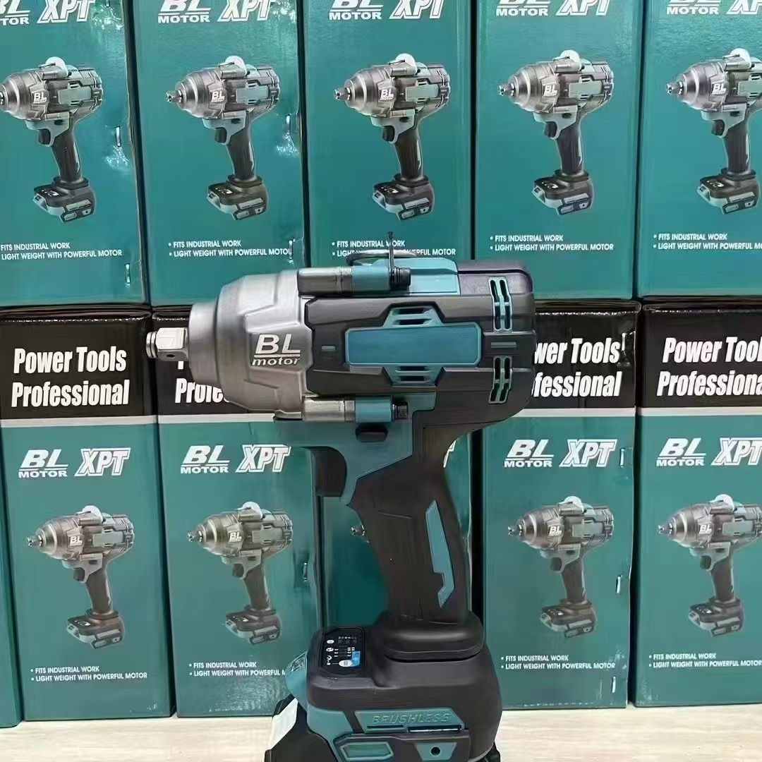 正規品 電動インパクトレンチ トルク 1000N M ブラシレスモーター搭載 マキタmakita18Vバッテリー 併用正逆転両用 LEDライト付き