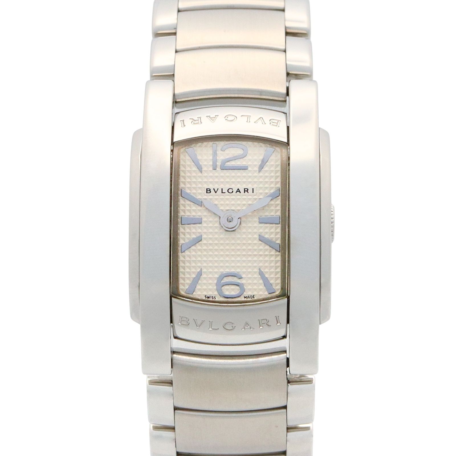 ブルガリ BVLGARI 腕時計 アショーマ AA26S シルバー ステンレススチール アショーマ レディース Used A
