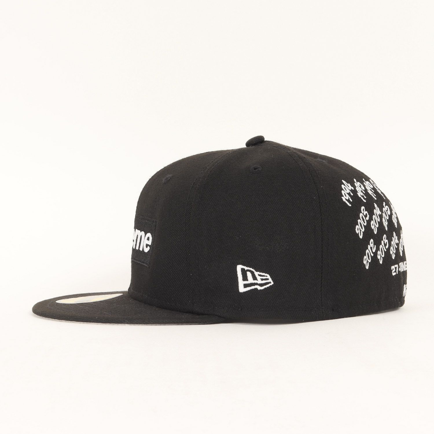 オールドsupreme クラシックロゴブラック ベースボールキャップ Supreme - Classic Logo 6 Panel - UG.SHAFT
