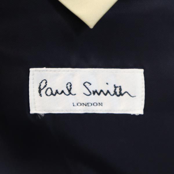 ポールスミス 未使用 セットアップ スーツ XL ネイビー系 Paul Smith ウール100％ テーラードジャケット ロングパンツ タグ付 メンズ   【230830】
