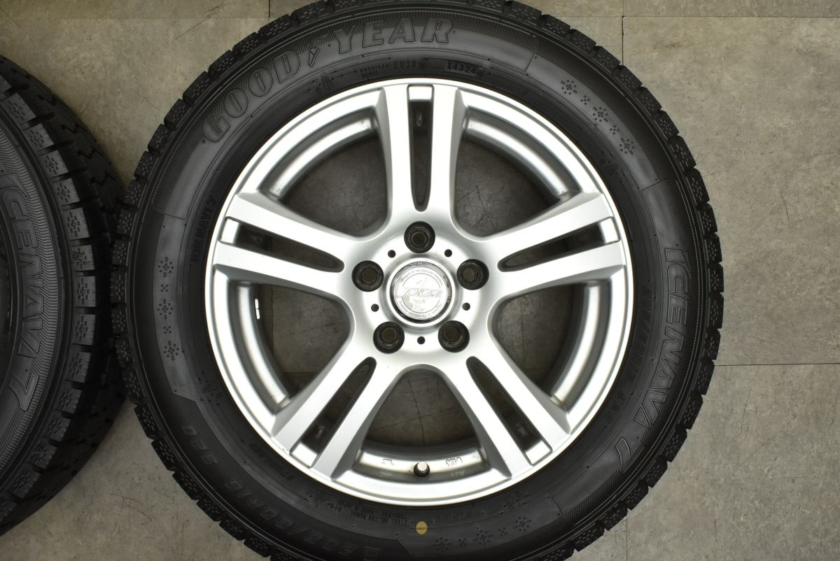 品質保証 ！ 製 超バリ溝 WEDS JOKER 16in 6.5J 40 PCD114.3 グッドイヤー アイスナビ7 205 60R16 ノア ヴォクシー ステップワゴン ジューク