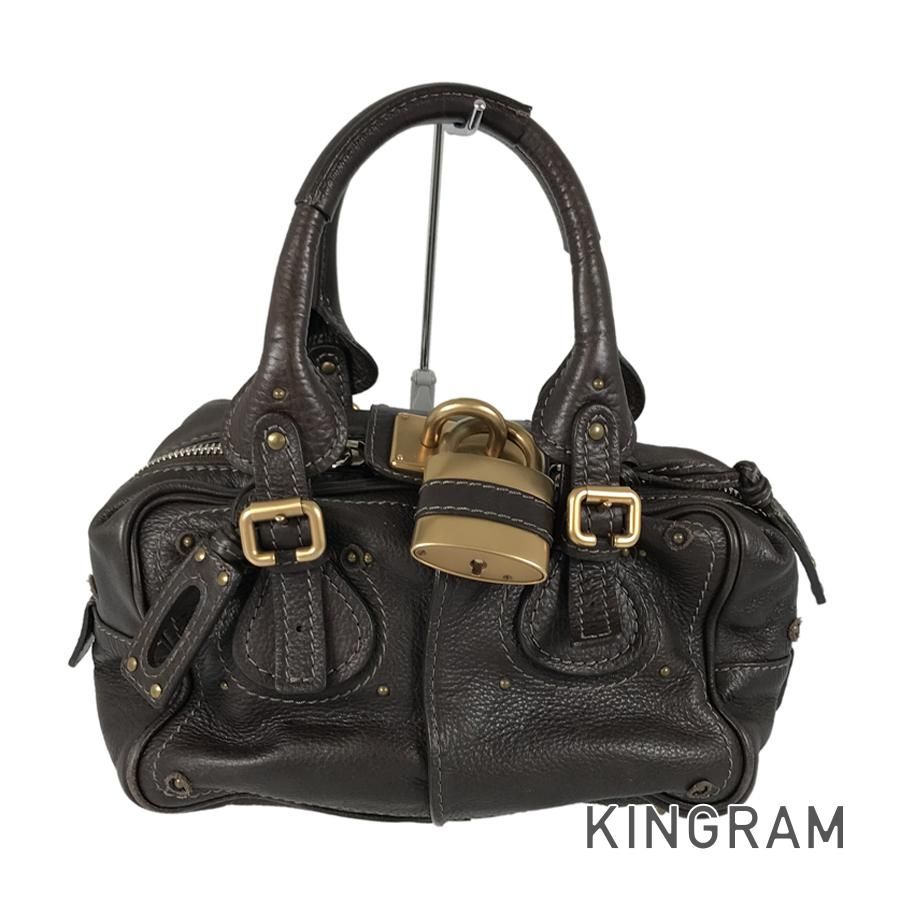 クロエ Chloe パディントン 7AS045-7E422 レザー ボストンバッグ kkd