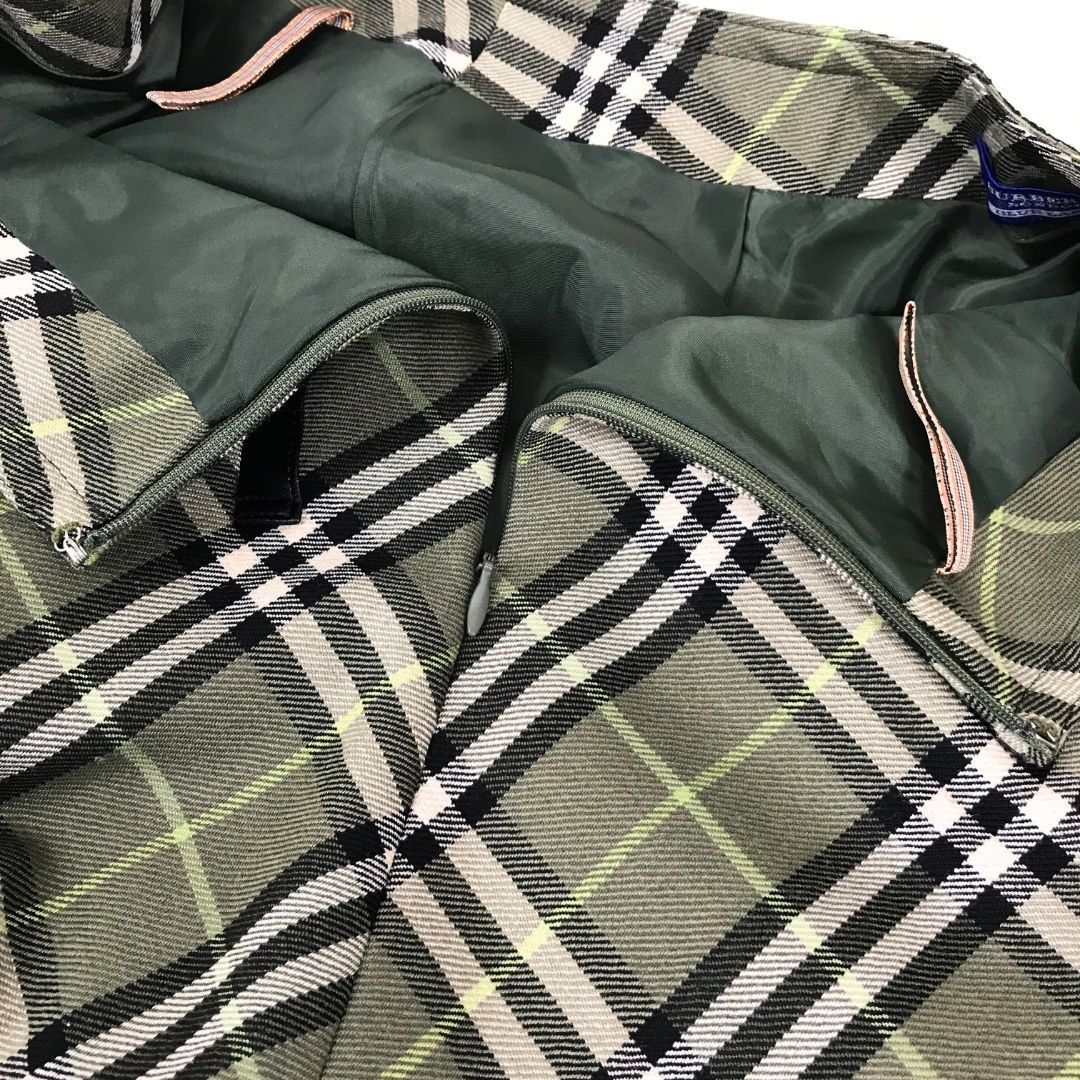 BURBERRY BLUE LABEL バーバリー ブルーレーベル スカート グリーン 