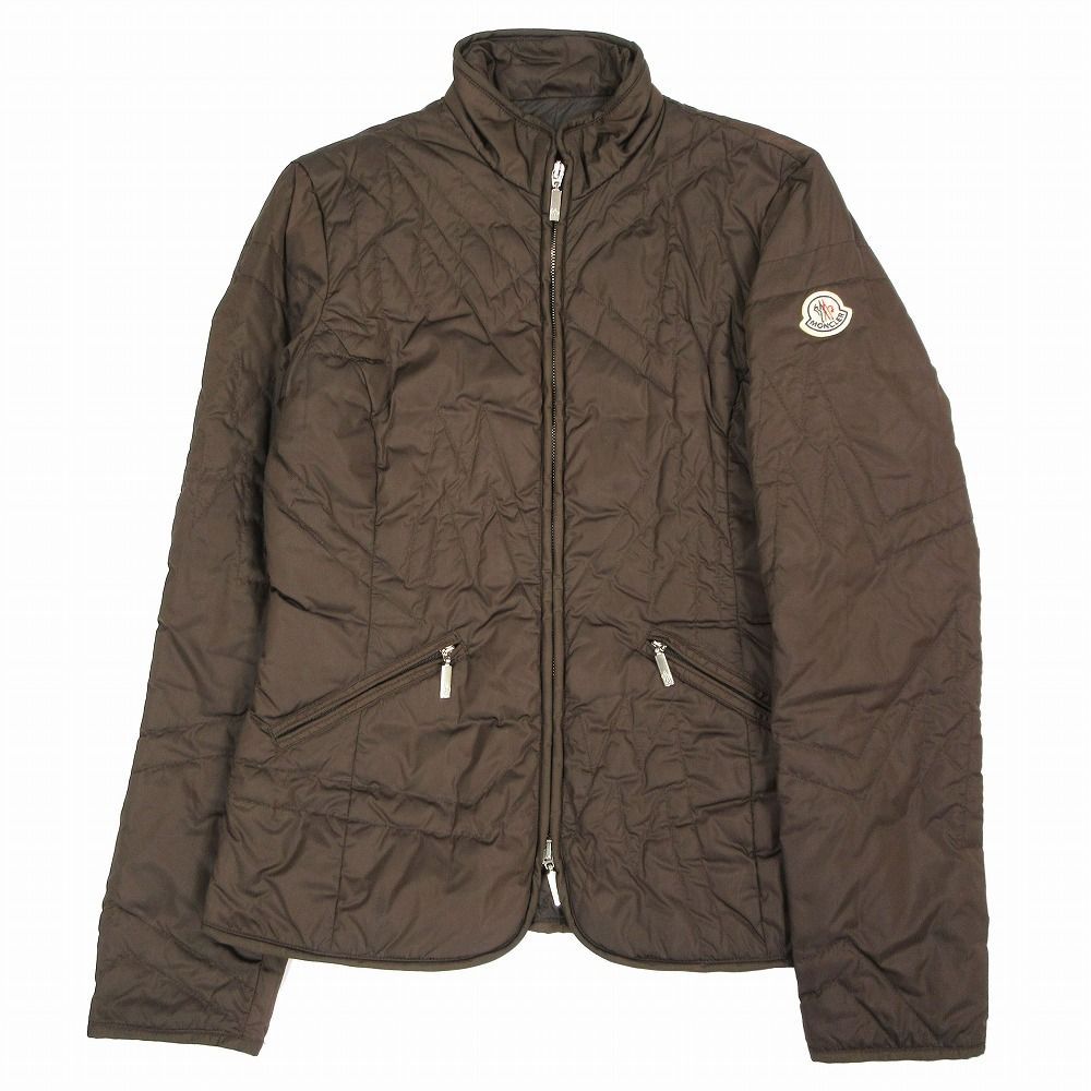 モンクレールMONCLERブラウン キルティングダウンコート