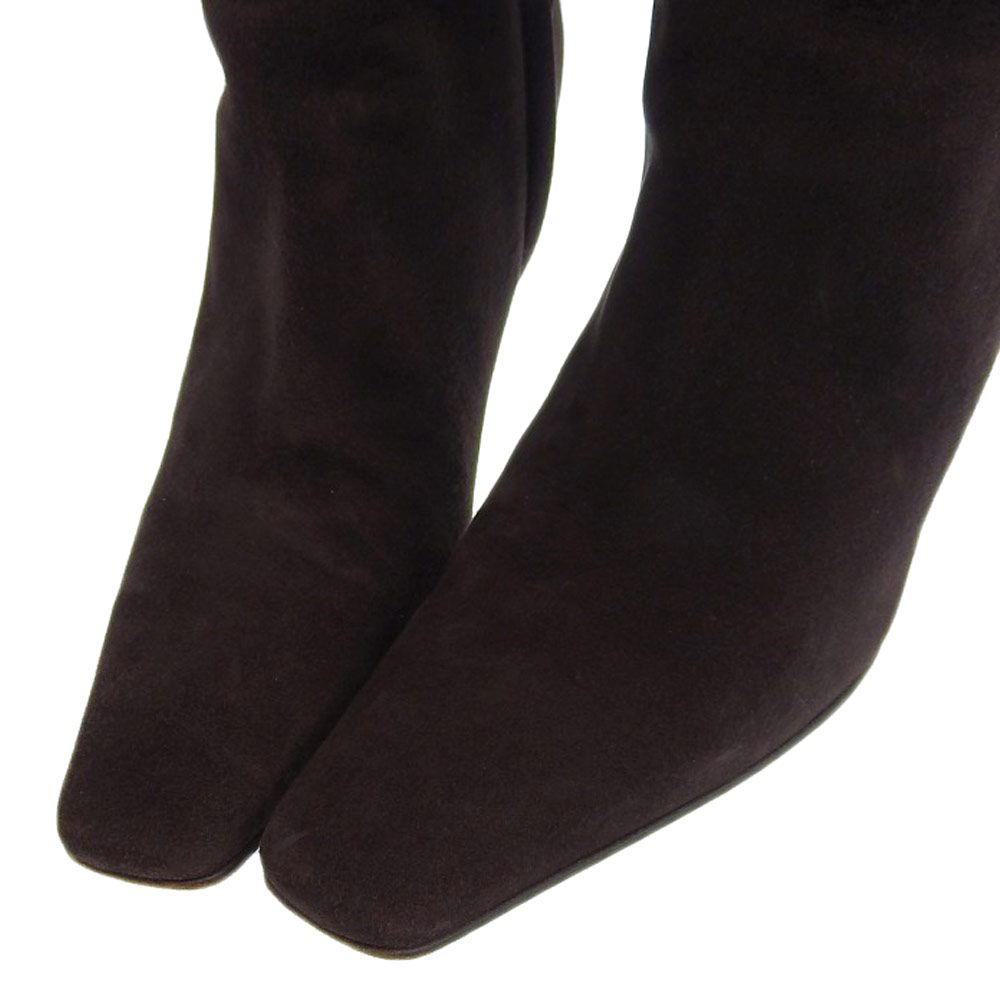 CHANEL シャネル 美品 CHANEL シャネル スエード サイドココマーク  