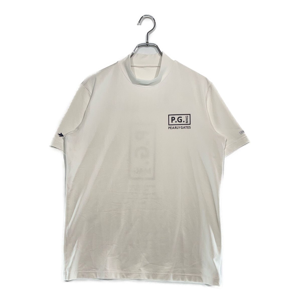 パーリーゲイツ PEARLY GATES ホワイト　サイズ6 メンズ トップ パーリーゲイツ PEARLY GATES 半袖シャツ 6(LL