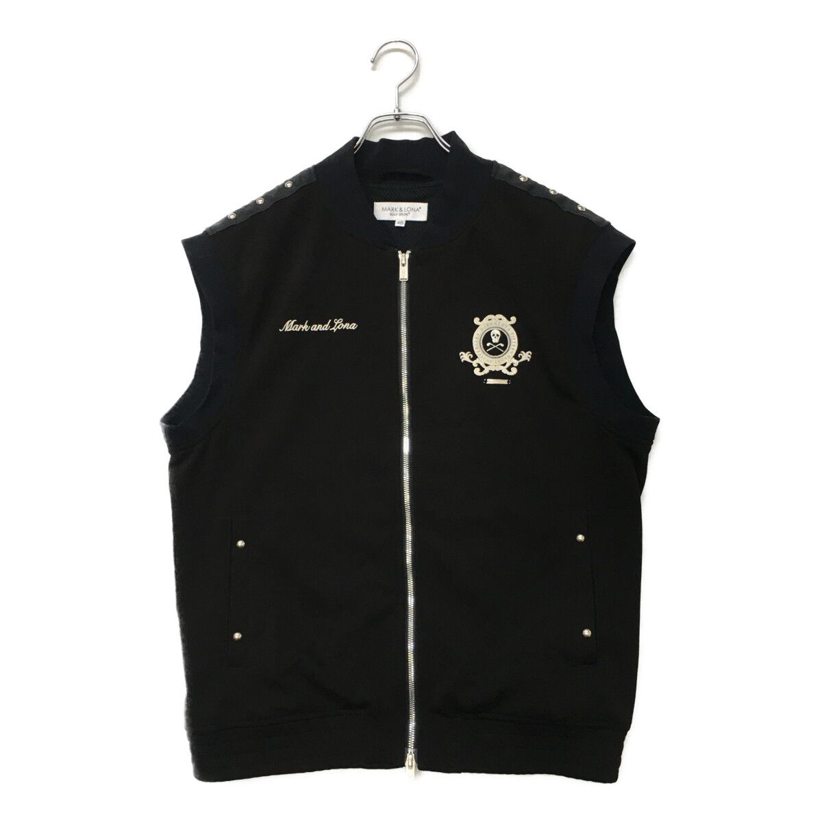 中古 メンズ マークアンドロナ MARK&LONA ベスト 48(L) ブラック 黒
