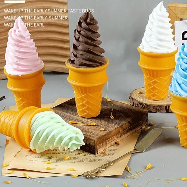 食品サンプル いちごアイスクリーム 実物大 ☆本物そっくり☆ 食品サンプル 実物大 ソフトクリーム アイス