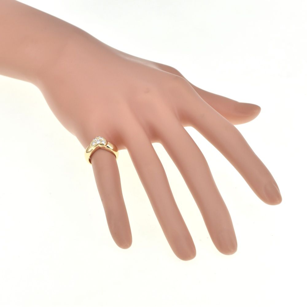 ティファニー TIFFANY&Co. ハート パヴェ ダイヤリング サイズ44