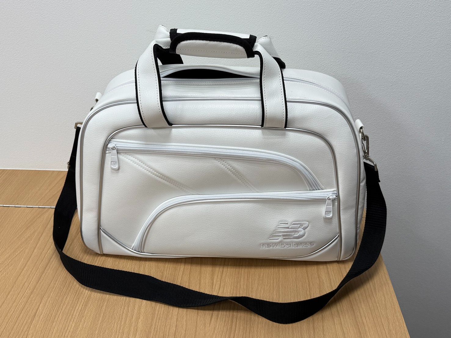 10％クーポン使用可 S|New Balance ゴルフ ボストン バッグ ホワイト ニューバランス