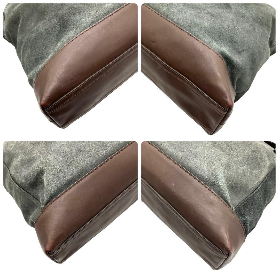 良品 1961 COACH ビジネスバッグ 2way スエード レザー カーキ - メルカリ