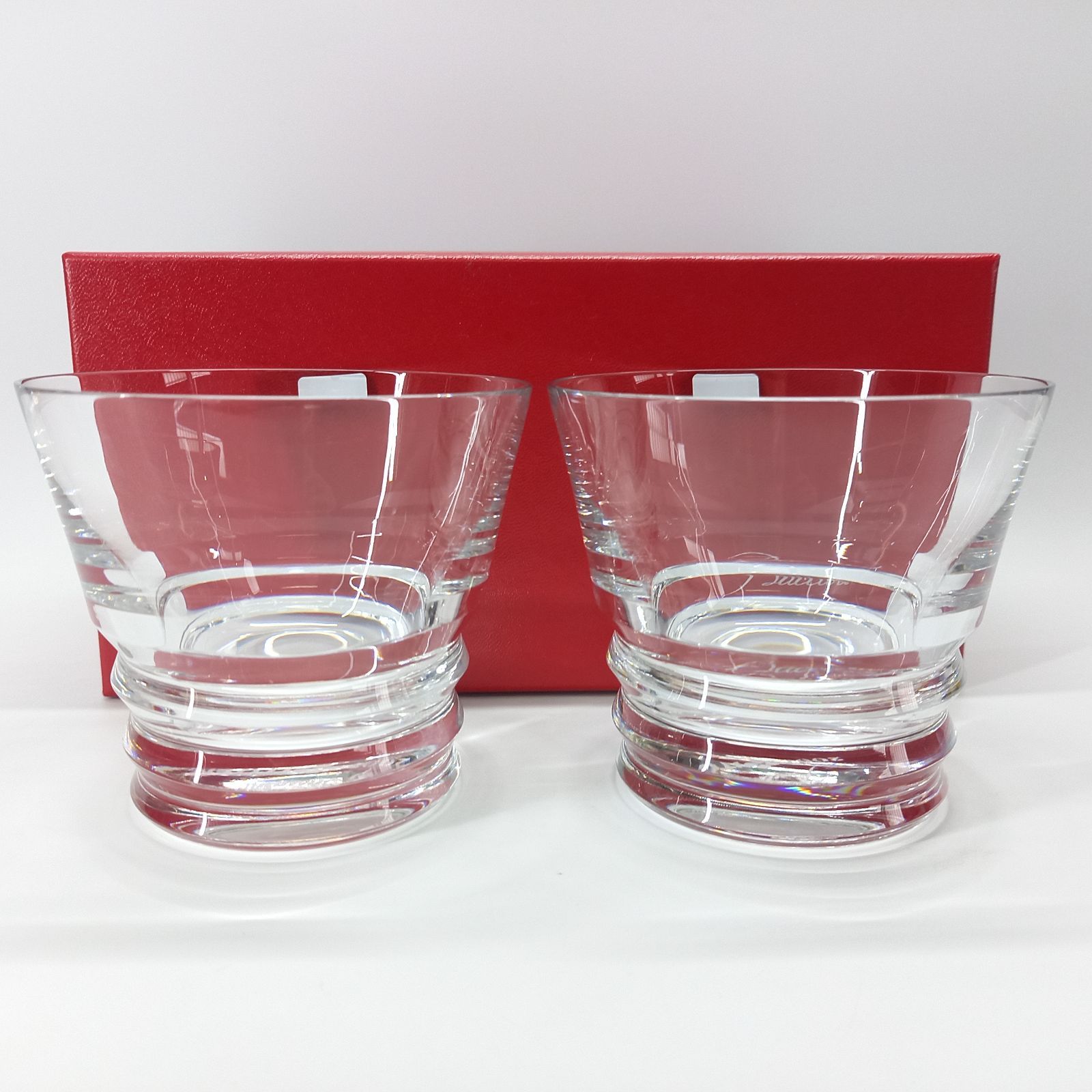 ★Baccaratバカラ　ペア ロックグラス ベガ ロックグラス ペア Baccarat バカラ クリスタル 伊藤園 - メルカリ
