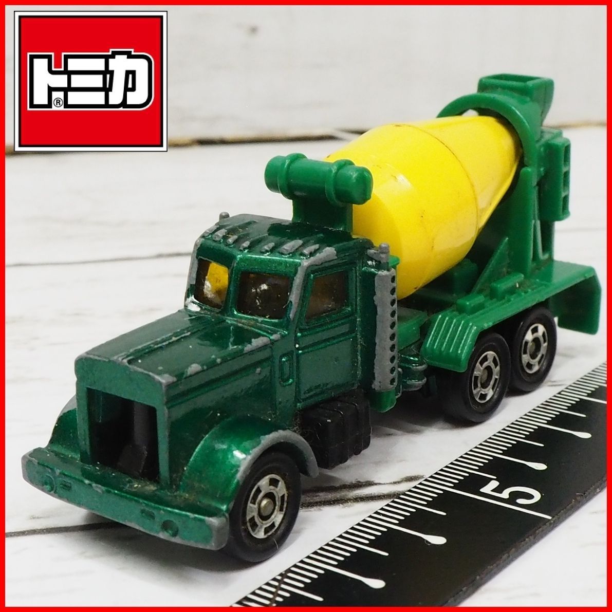 トミカ アメリカン ミキサー車 ミニカーショップ ケンボックス トミカ 赤箱☆98☆アメリカン ミキサー