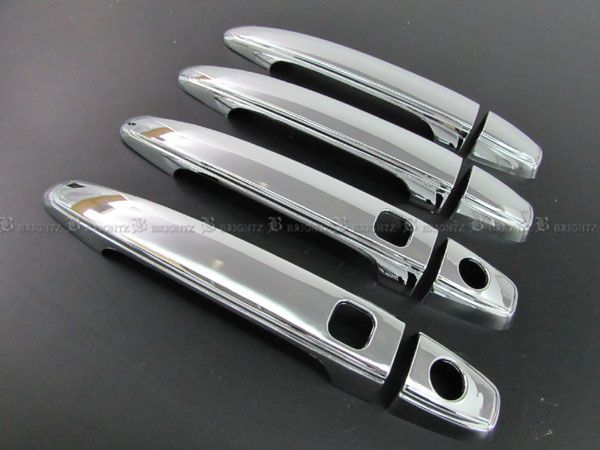 BRIGHTZ アルファード 20系/25系 クロームメッキアウタードアハンドルカバー ノブ ハーフカバータイプ スマートキー対応 WISH | BRIGHTZ アルファード 20 25 後期 メッキフロントリップ