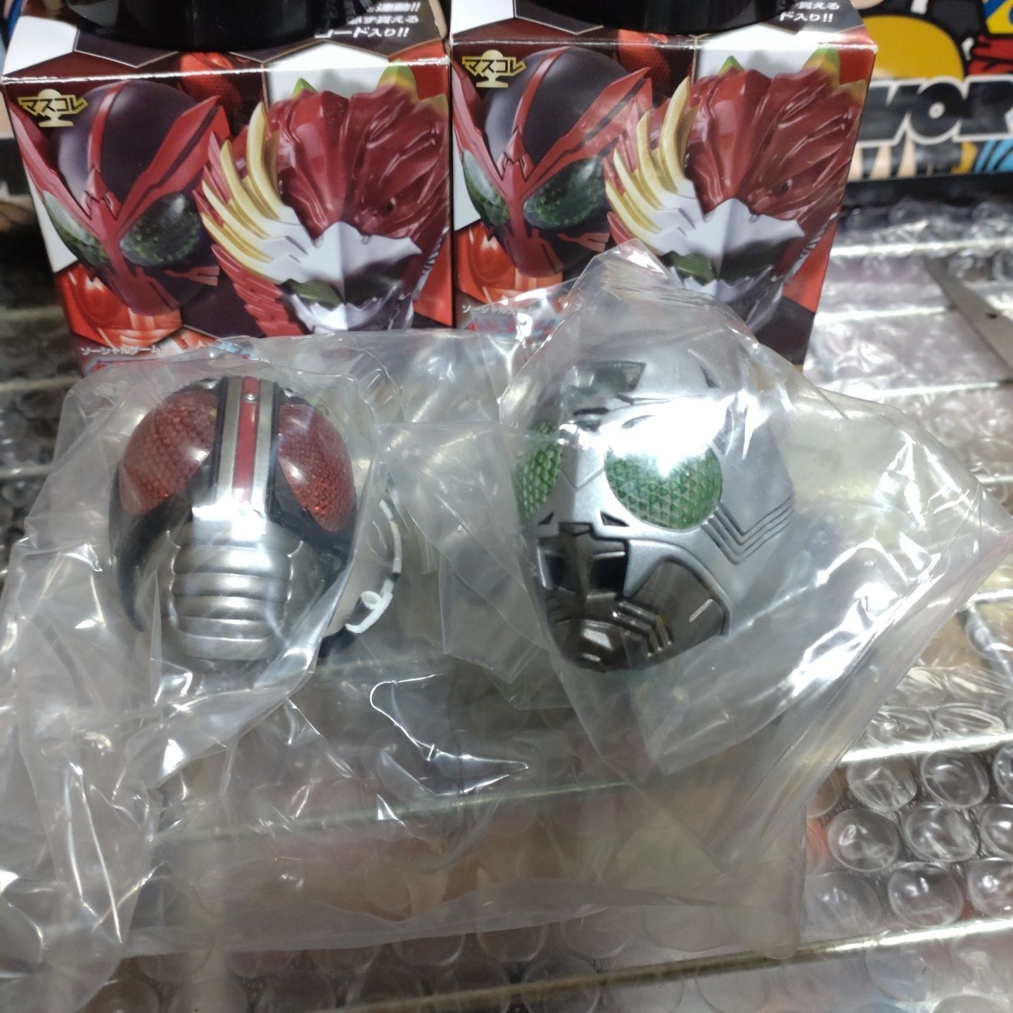 ☆最終お値下げ☆　仮面ライダーマスコレ 仮面ライダーBLACK&シャドームーン発光台座　+アナザーシャドームーン　フィギュア - メルカリShops