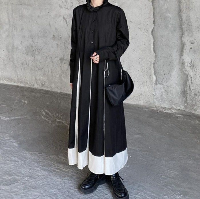 レイヤード風 重ね着風