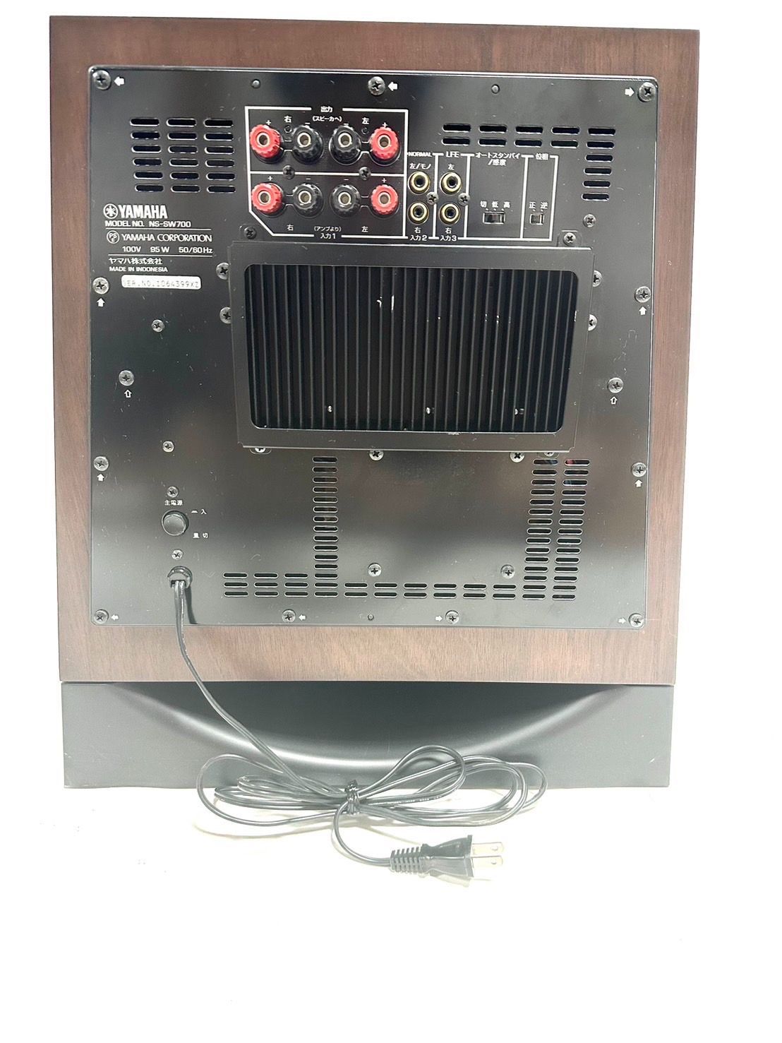 ☆美品 ヤマハ サブウーファー NS-SW700 MBブラウンバーチ