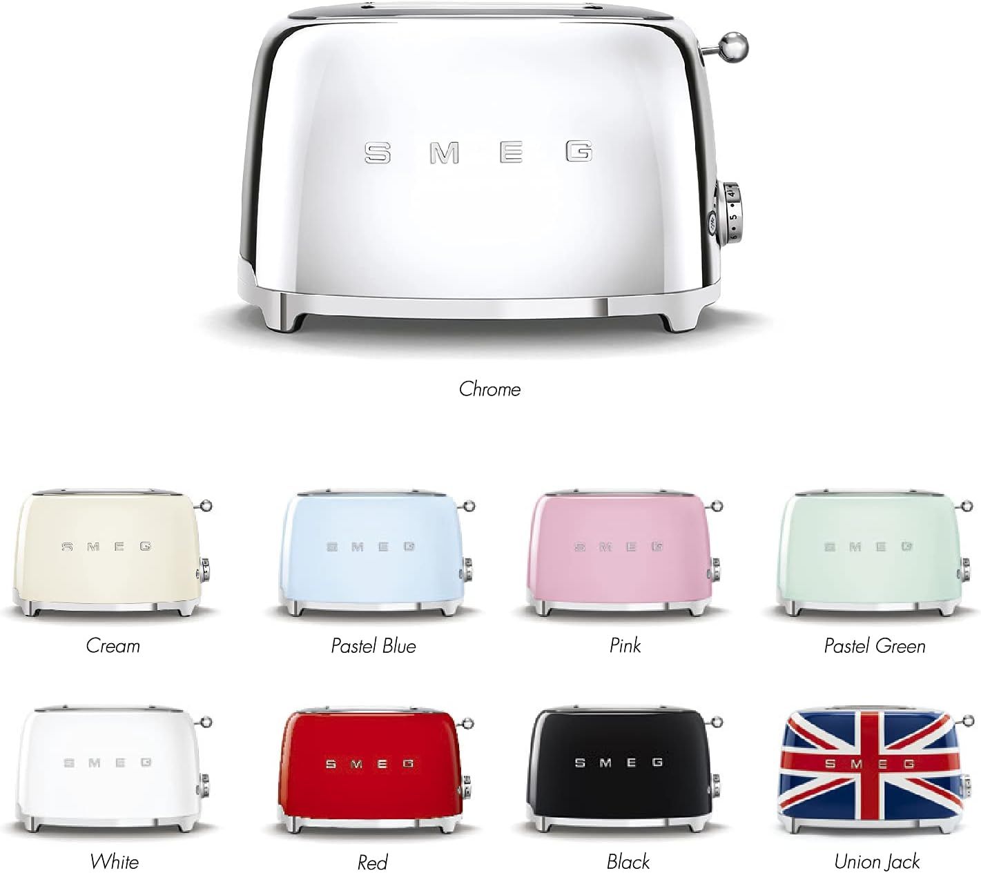 日本正規品】SMEG スメッグ トースター（2枚焼） (パステル