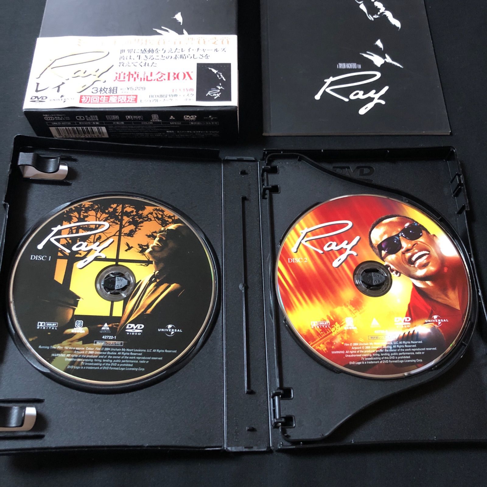 ☆Ray/レイ 追悼記念BOX('04米)〈初回生産限定・3枚組〉BOX DVD - 2nd