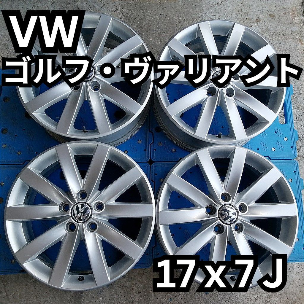 VW ゴルフ 1KCAX 17インチ 純正アルミ 17x7J ４本セット