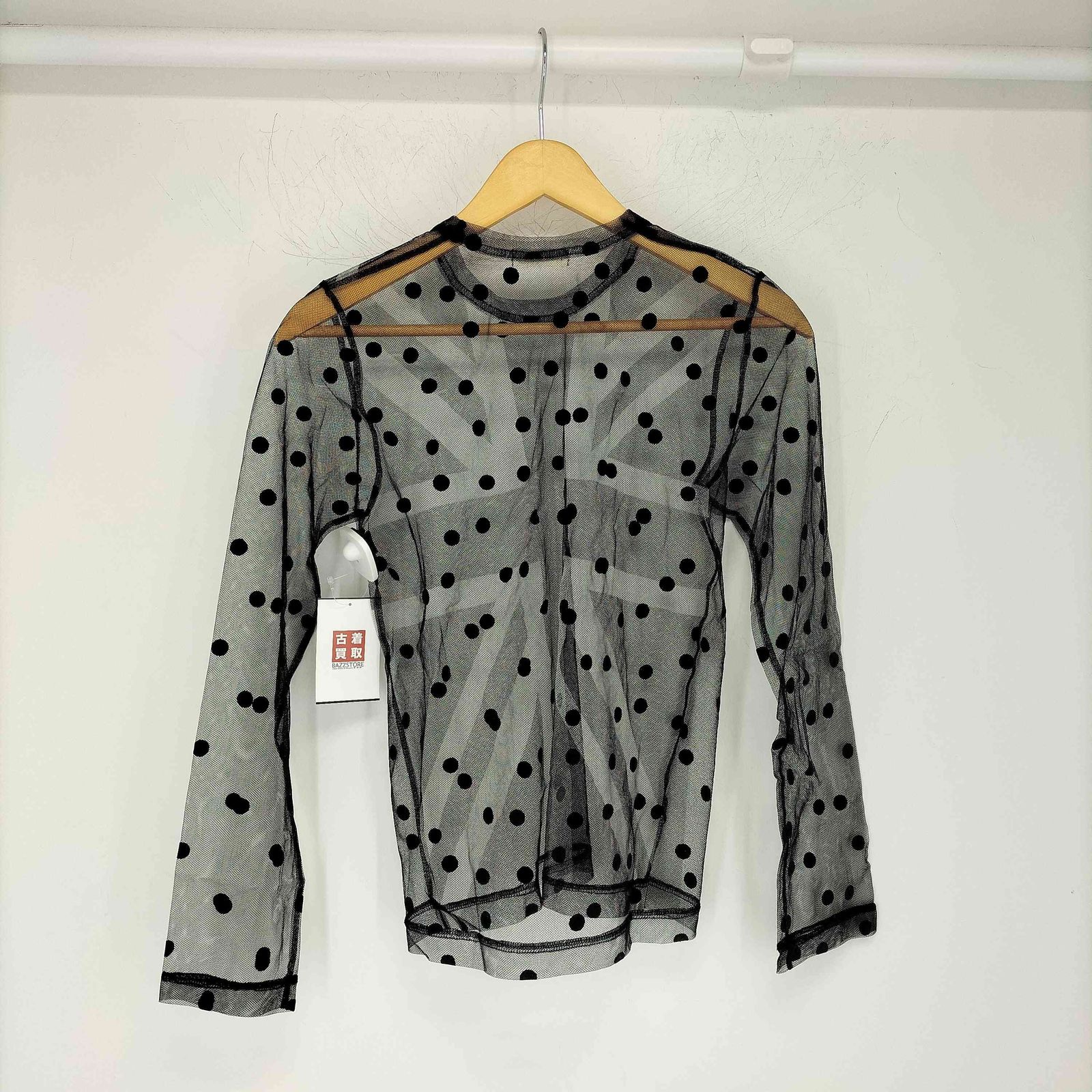コムデギャルソン COMME des GARCONS ドット柄 シースルー