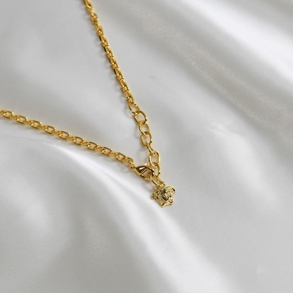 ヴェルサーチ ネックレス グレカ グリーク ゴールド シルバー DG17334S