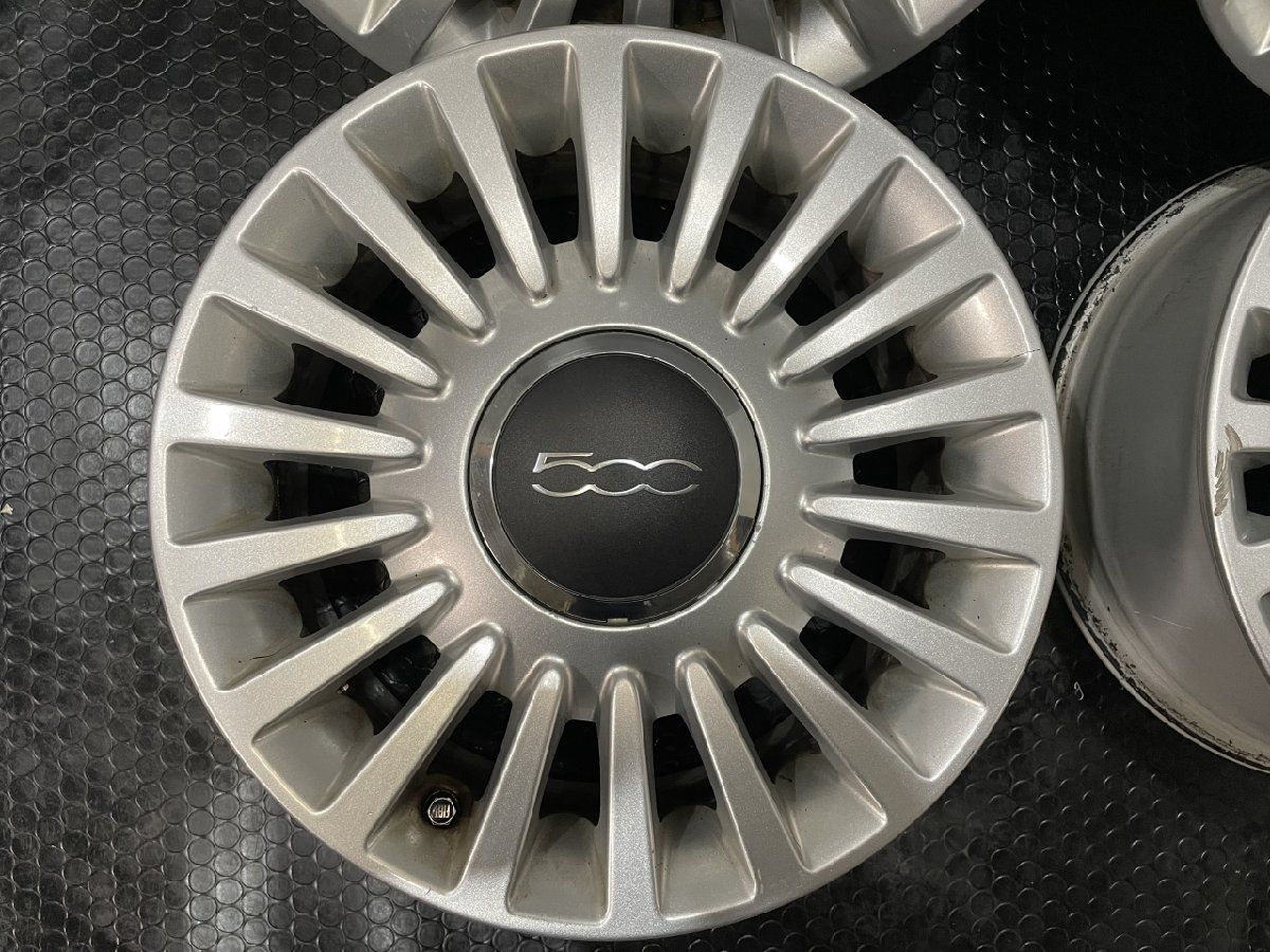 FIAT 500 フィアット 純正ホイール 15インチ 4本 6J4HPCD98+35 チンクエチェント ラウンジ (VHO470)クレジットカード QRコード決済可能 FIAT 500 フィアット 純正ホイール 15インチ 4本 6J4HPCD98+35