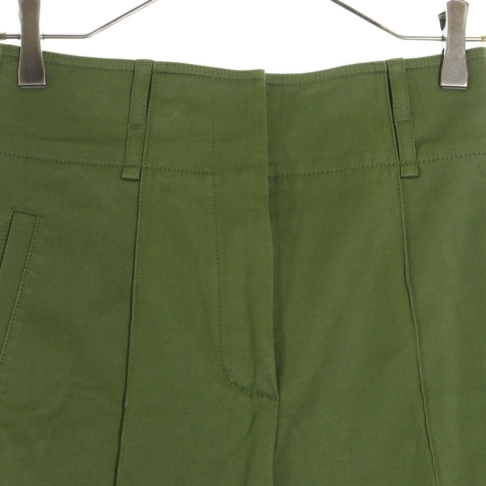 HERMES (エルメス) パンツ ボトム グリーン コットン #34 2E0407DM  