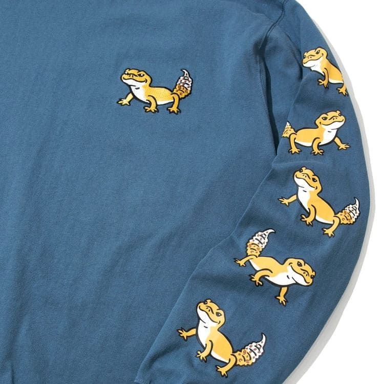 go slow caravan レオパード ゲッコー 総柄 ロングシャツ go slow caravan シャツワンピース ブタ/レオパードゲッコー W