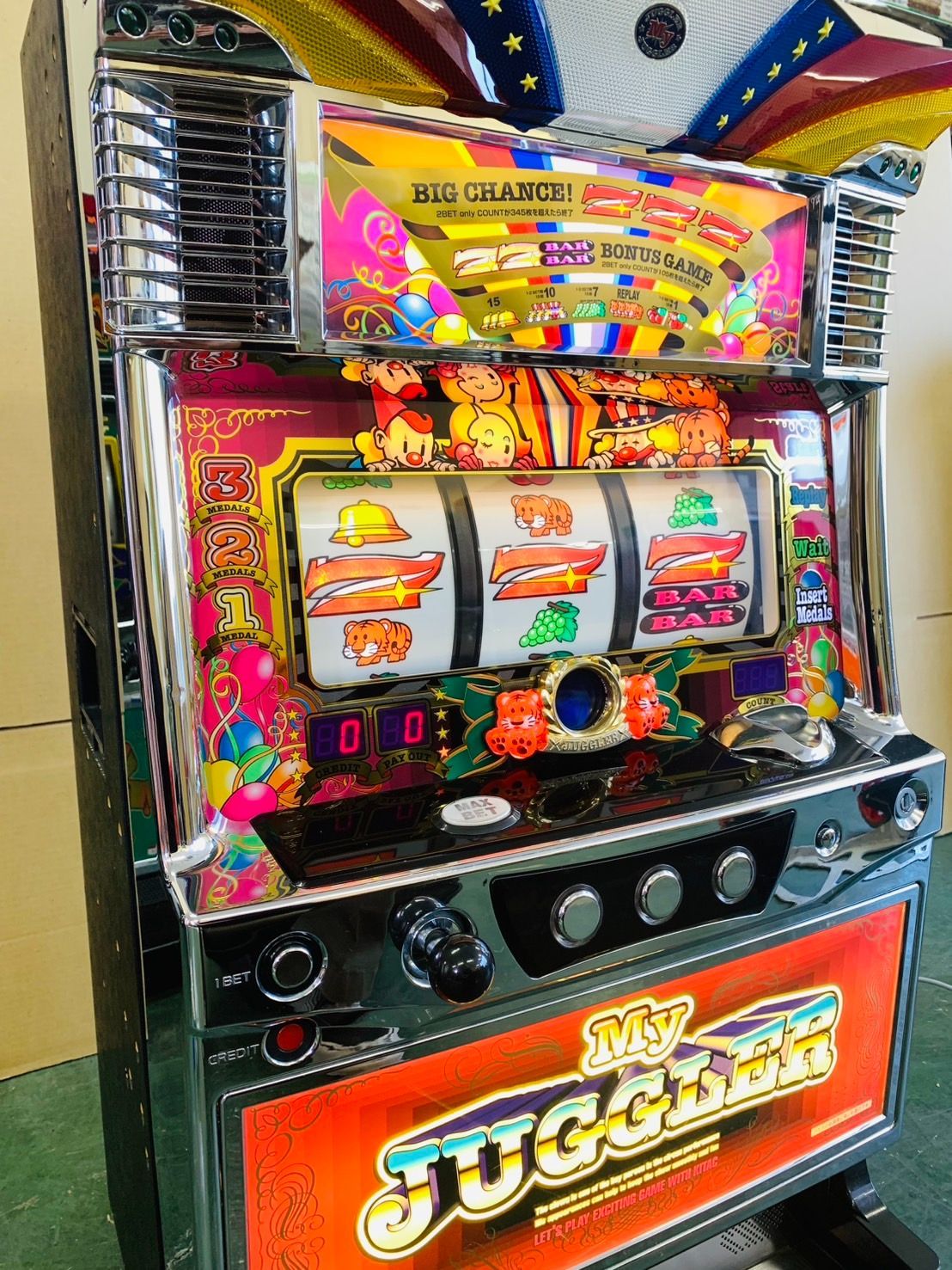 パチスロ実機 ハッピージャグラーⅦ KK コイン不要機付 ✨送料無料