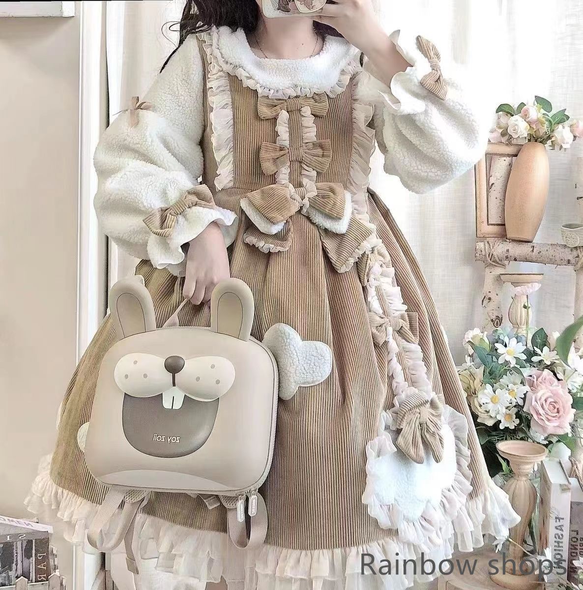 ロリータ ワンピース コスプレ レースワンピ 春冬 ml330cp12