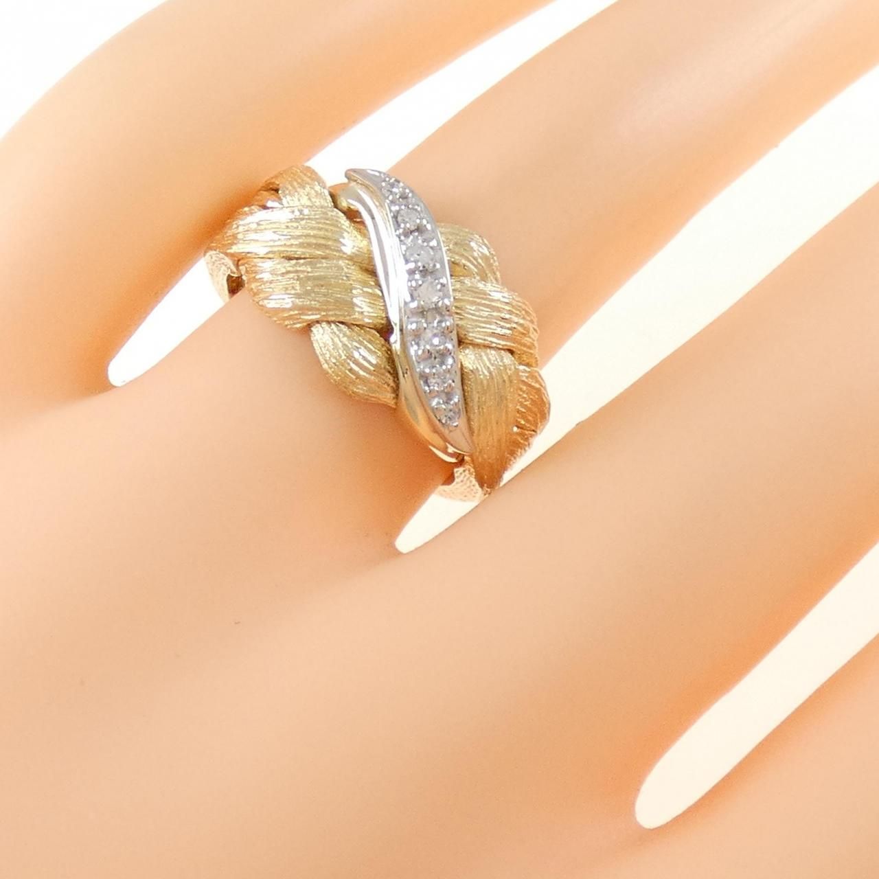 14KYG/14KWG ダイヤモンド リング - メルカリ 