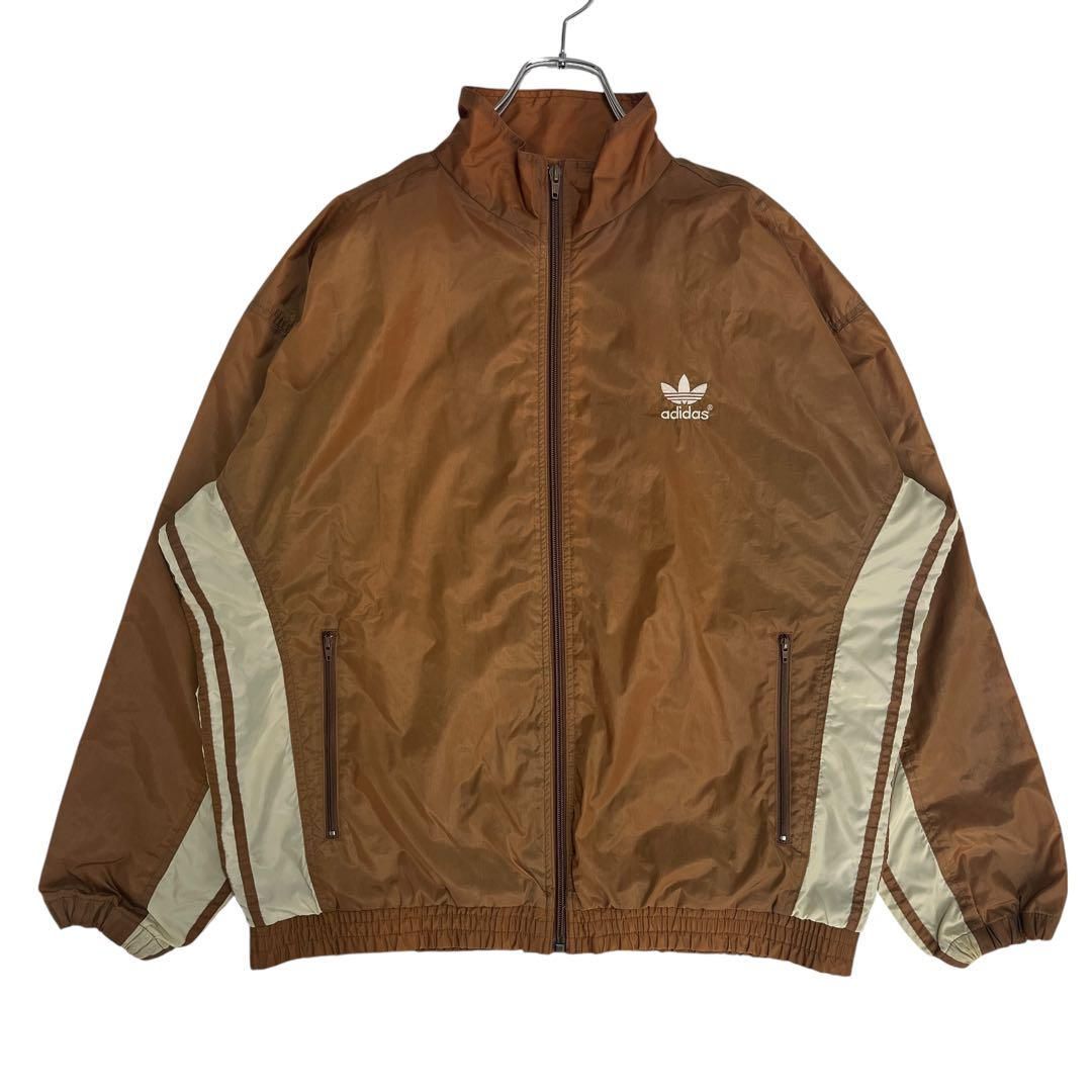 ☆9685 adidas ヴィンテージナイロンジャケット ブラウン 常田大希 9685 adidas ヴィンテージナイロンジャケット ブラウン 常田大希