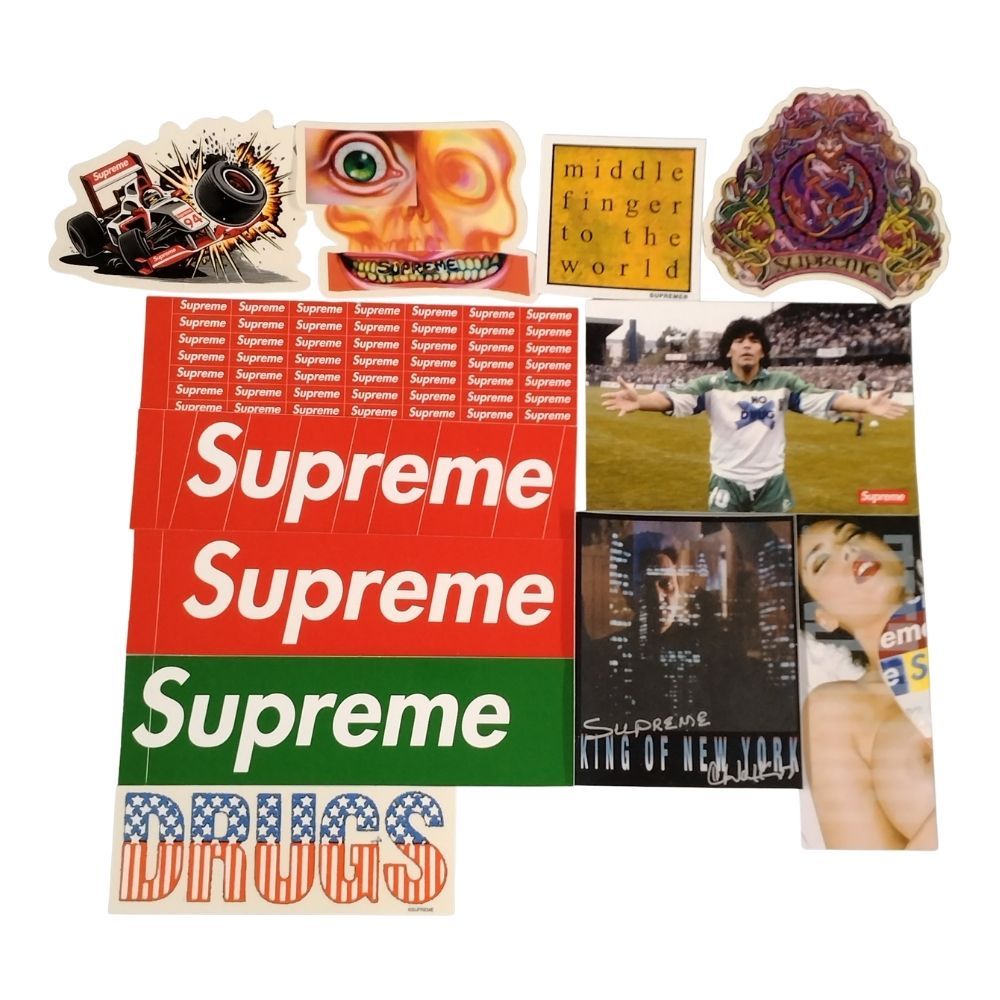 supreme ステッカー 300枚 Supreme - 非売品！ SUPREME ステッカー シール 雑誌 SENSE