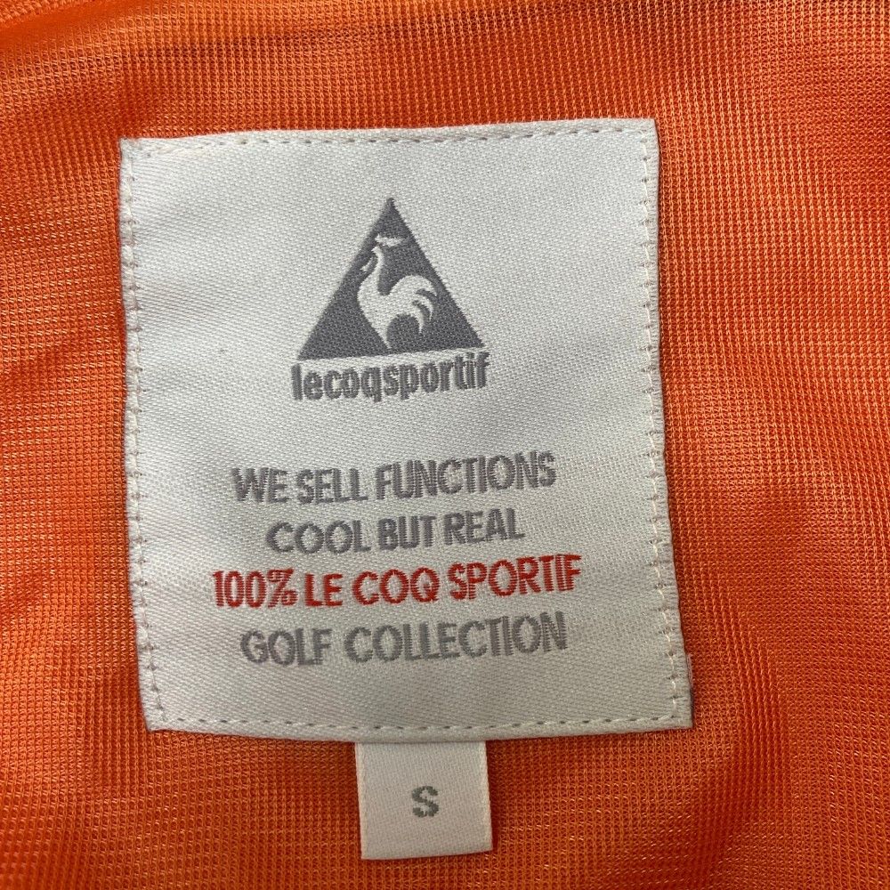 サイズ：L LE COQ GOLF ルコックゴルフ  2WAY 中綿ジャケット  オレンジ系 [240101428025] ゴルフウェア レディース ストスト LE COQ GOLF ルコックゴルフ 2WAY 中綿ジャケット オレンジ系 L