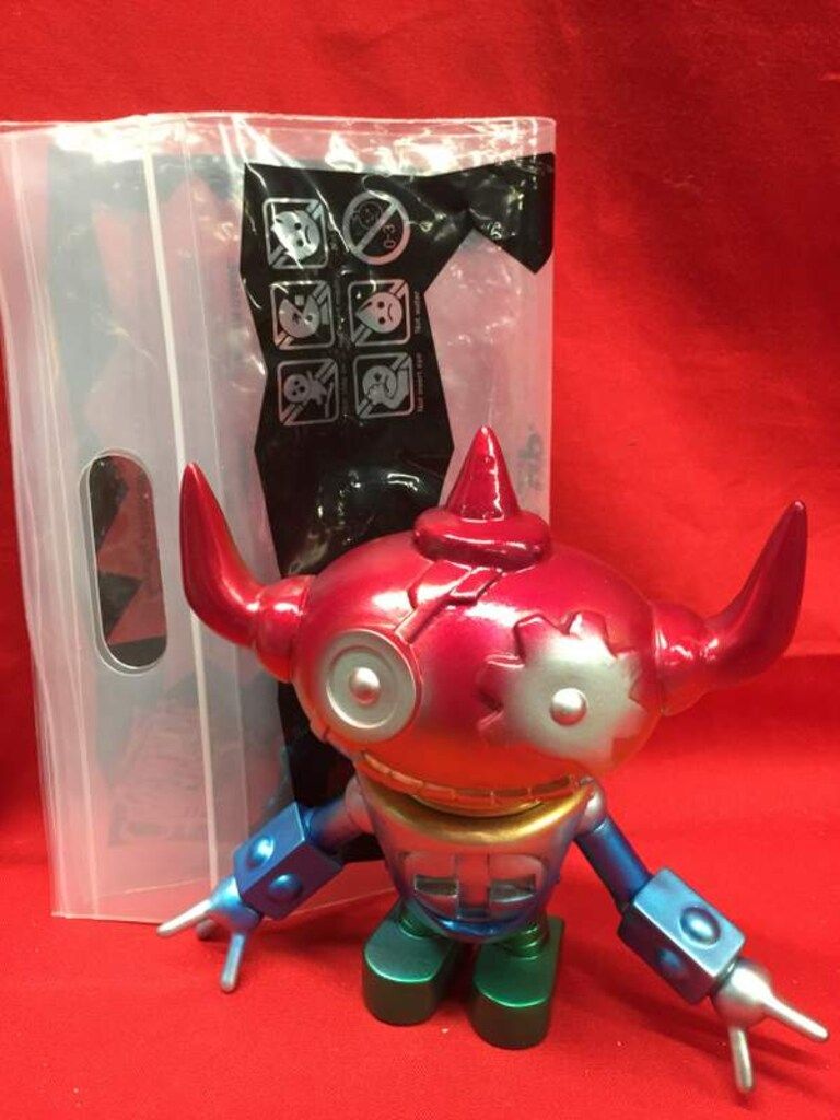 OtaCream MobileVinylPets ゲッチャリロボ 後藤彩色所 OtaCream MobileVinylPets ゲッチャリロボ 乳白成型/緑金紫/後藤