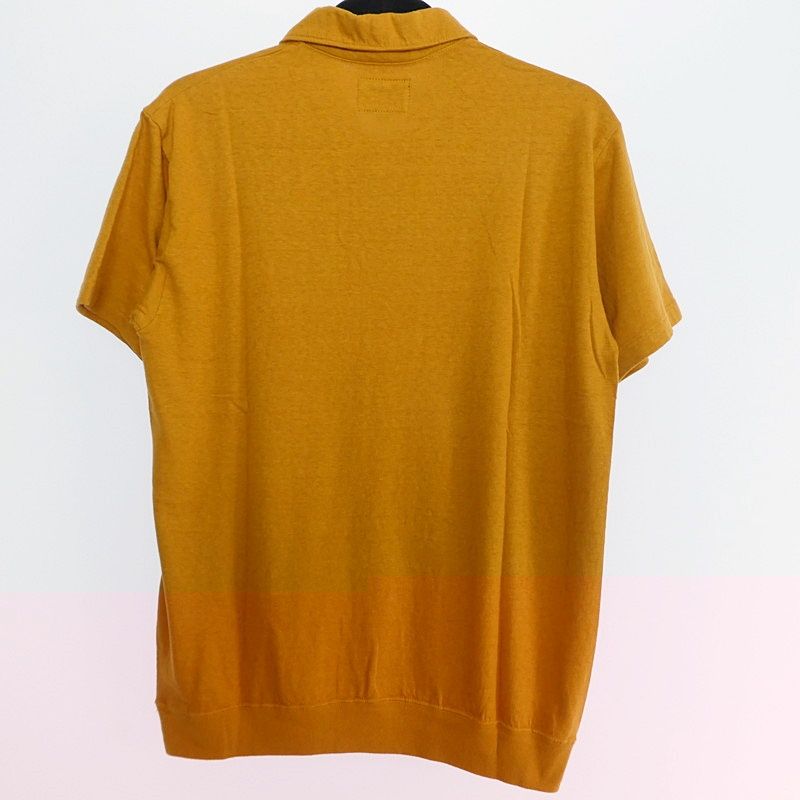 ドレスヒッピー　ポロシャツ ドレスヒッピー DH-ペイズリー ポロ マスタード DRESS HIPPY DH