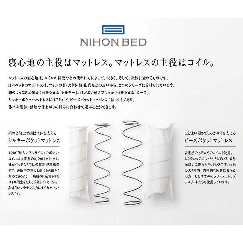日本ベッド シルキーポケット（ウール入り） レギュラー マットレス