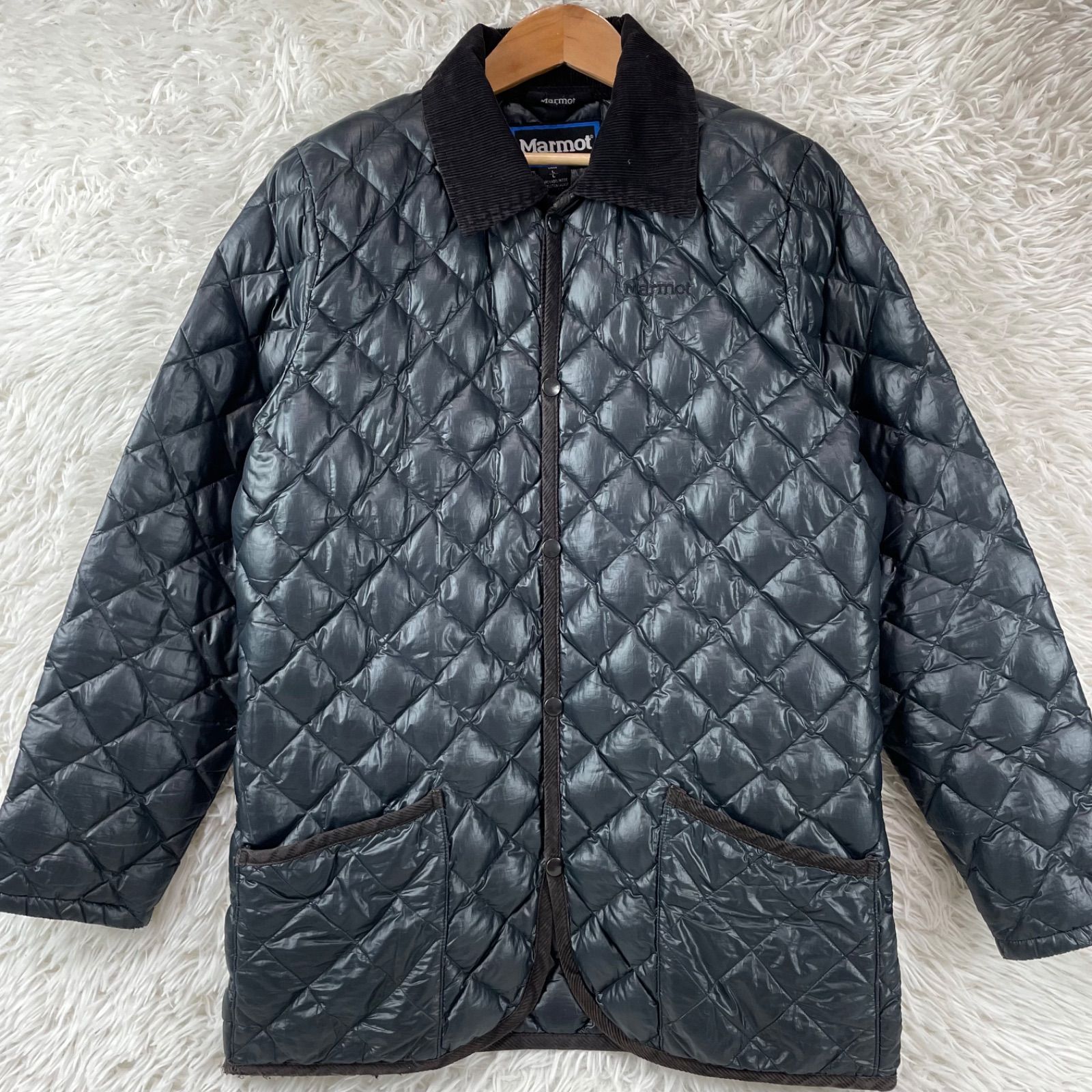 Marmot マーモット キルティングダウンジャケット 保湿性抜群 L 