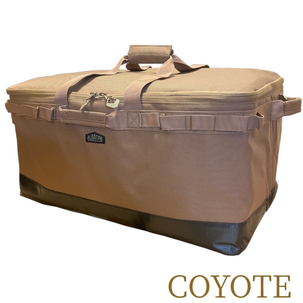 アルバートル ALBATRE マルチギアコンテナ Lサイズ コヨーテ 約68L AL-OB100 ソフト バッグ アウトドア キャンプ バーベキュー 旅行 釣り スキー キャンプ用品