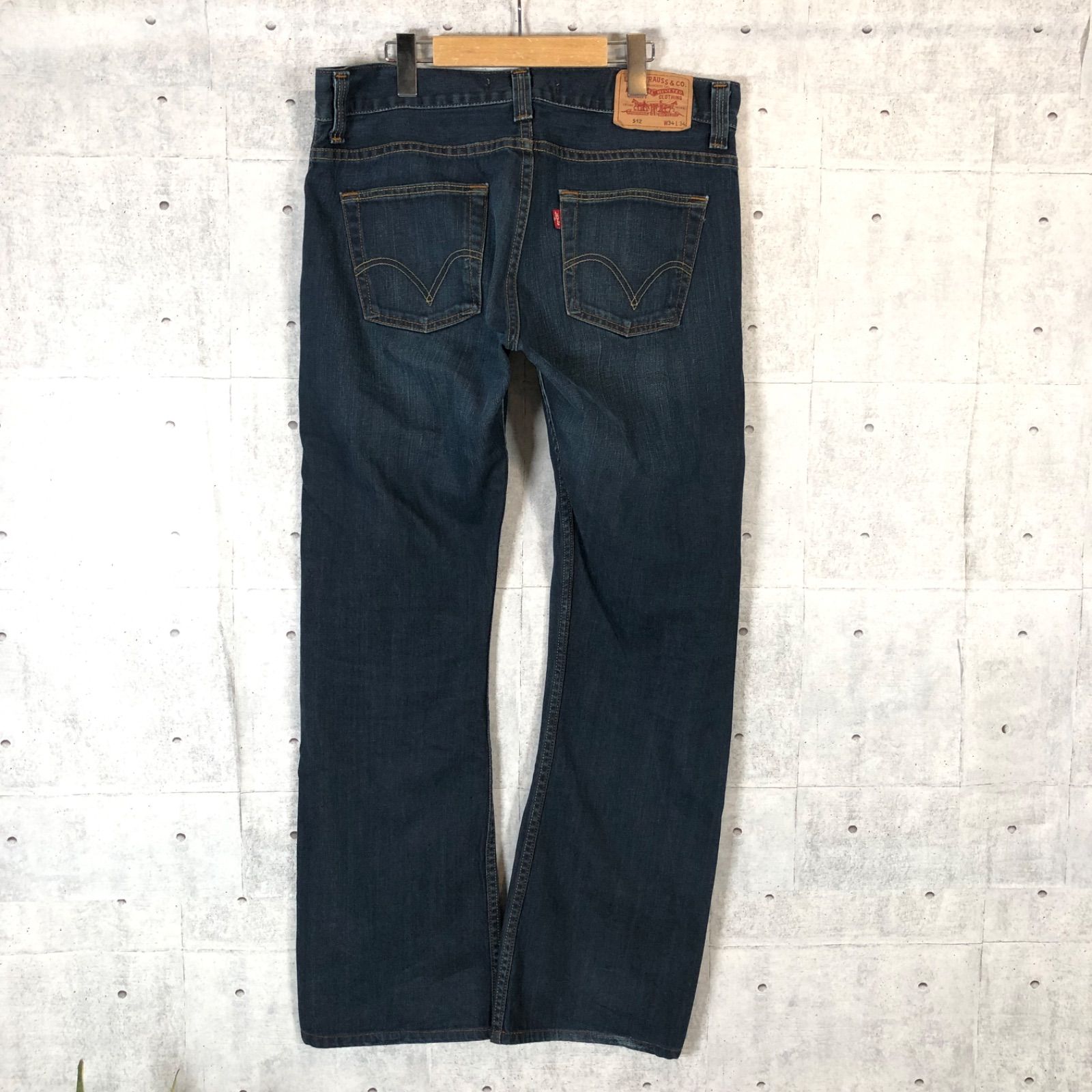 Levi's 512 ブーツカット フレアデニム テーパード W34 - メルカリ